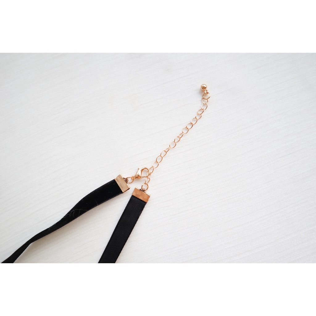 Choker 2022 nhung kiểu nơ xinh A-CK166-167