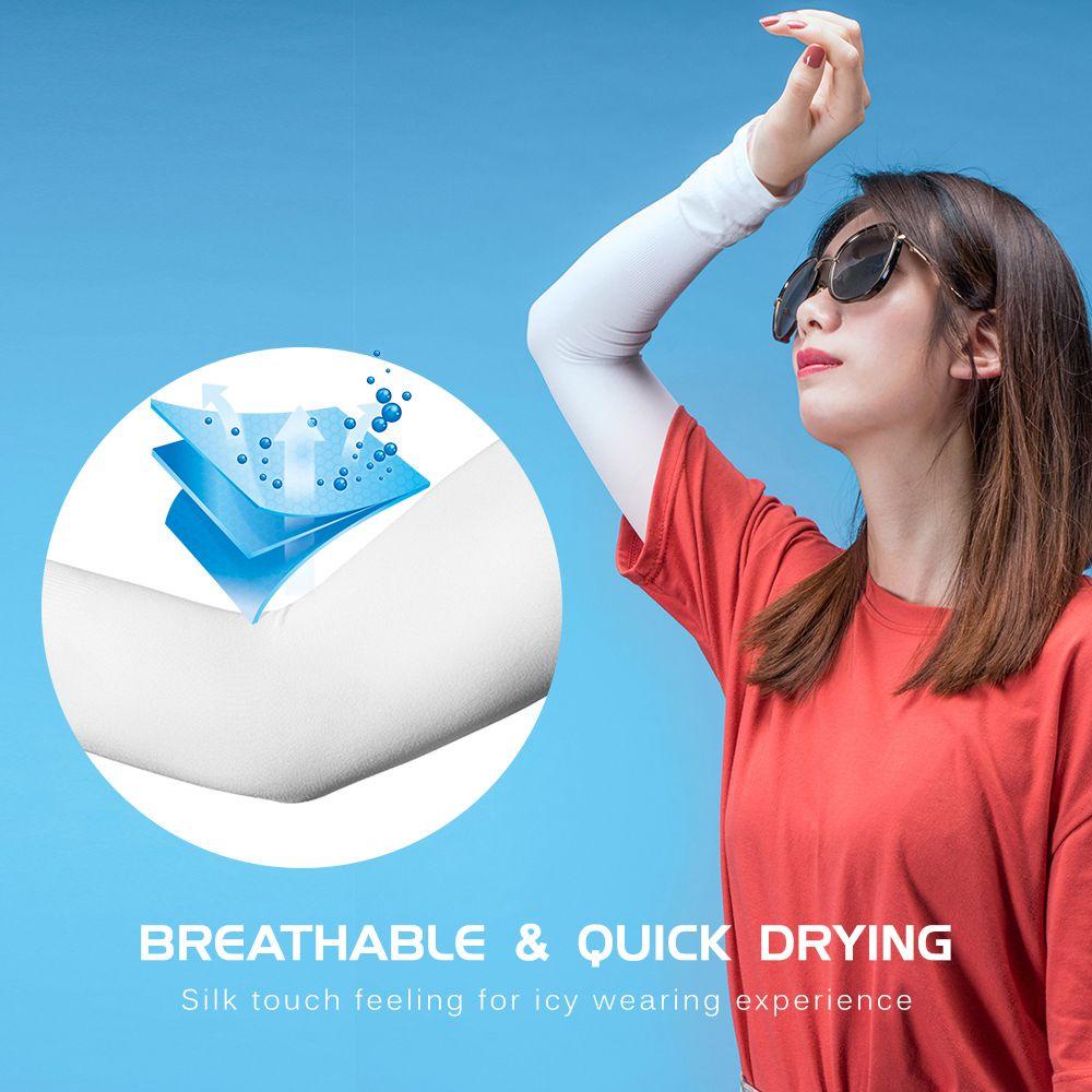 Găng Cánh Tay Chống Tia UV UPF50 Dùng Để Chơi Bóng Chuyền / Đạp Xe / Thể Thao Sự Bảo Vệ