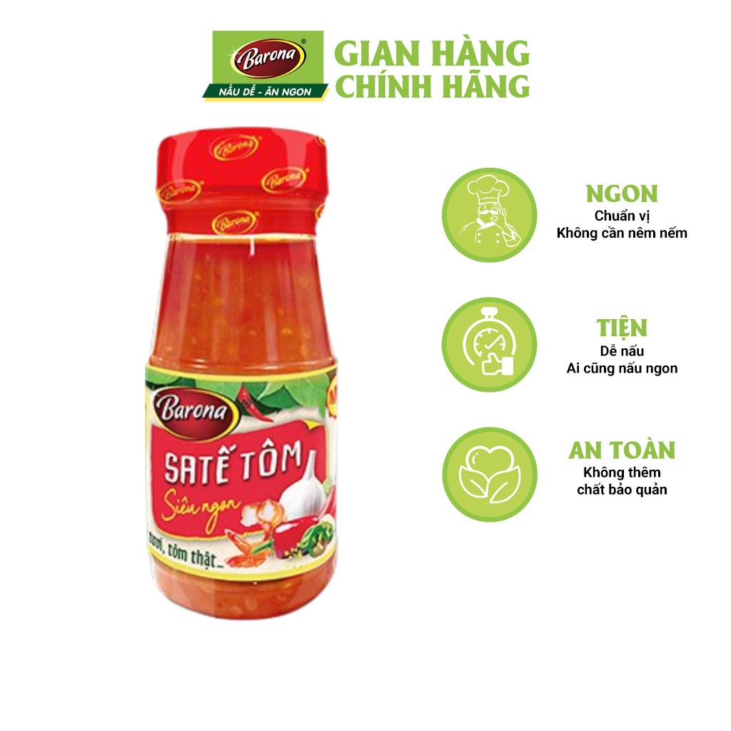 Sa tế Tôm Siêu Ngon Barona 110g