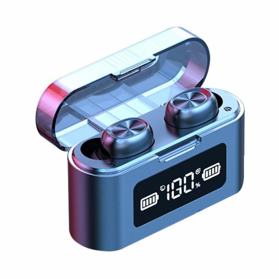 Tai nghe Bluetooth 5.1 True Wireless không dây TWS kháng nước, chống mồ hôi tích hợp micro âm thanh 9D mã 279