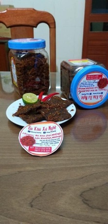 Bò khô, lợn khô, ruốc bông