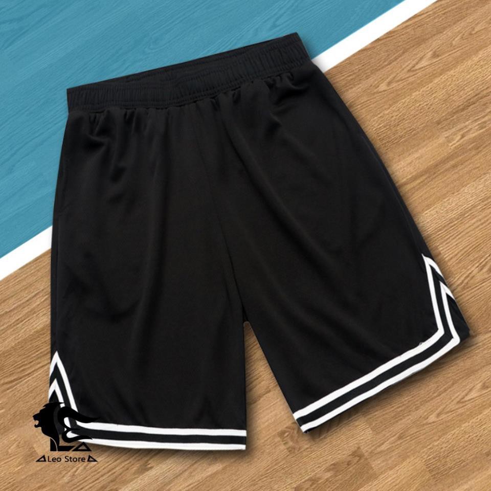 quần đùi nam,nữ 💎SALE💎 ống form rộng sẻ bên cạp cao dây rút quần shorts chất su xịn mặc thoải mái freesize leo store ❕ *