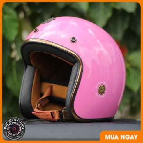 Giá Tận Kho - Mũ bảo hiểm 3/4 chính hãng M20C màu hồng