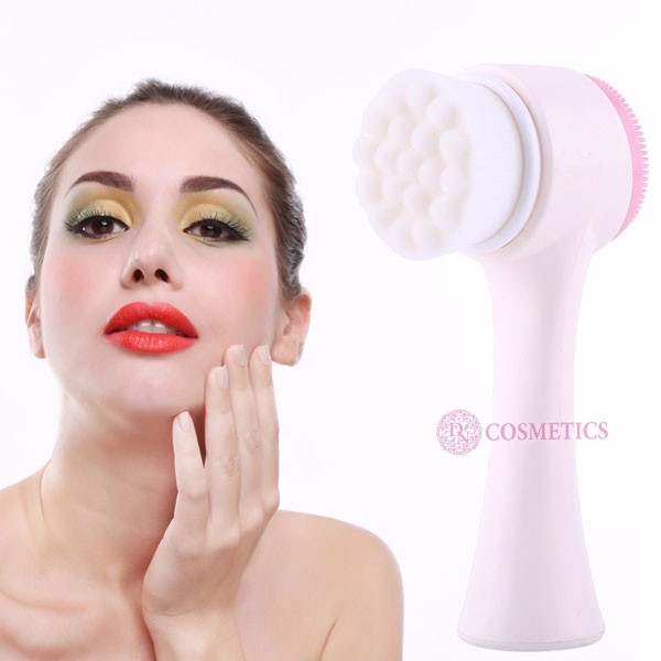 Cọ Rửa Mặt Massage 2 Đầu Sillicon | BigBuy360 - bigbuy360.vn