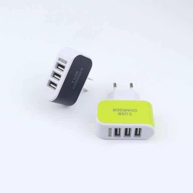 Cục sạc 3 cổng cắm USB