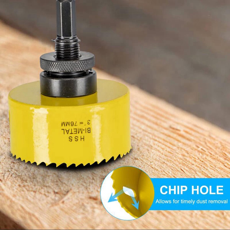 Bộ 19 Lưỡi Cưa Lỗ 3 / 4 inch Sang 3 inch Dùng Để Cưa Lỗ Trên Gỗ / Kim Loại