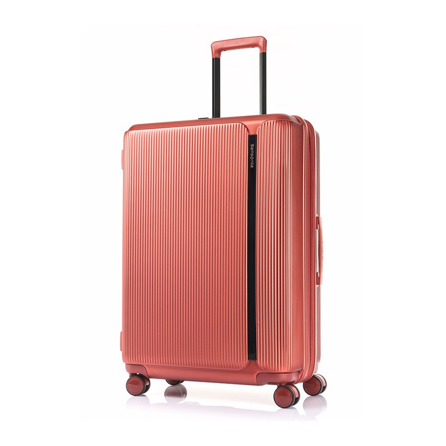Vali kéo Myton SAMSONITE- size Trung 24inch/68cm: Khóa kéo chống trộm bền chắc, an toàn,Cổng USB