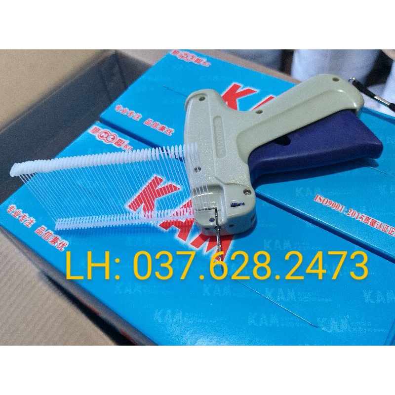 Hộp 5000 sợi ti nhựa KAM, ĐẠN NHỰA GẮN MÁC quần áo 25MM, 35MM, 50MM loại tốt