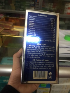 Si rô ăn ngon Lysin Gold cho bé
