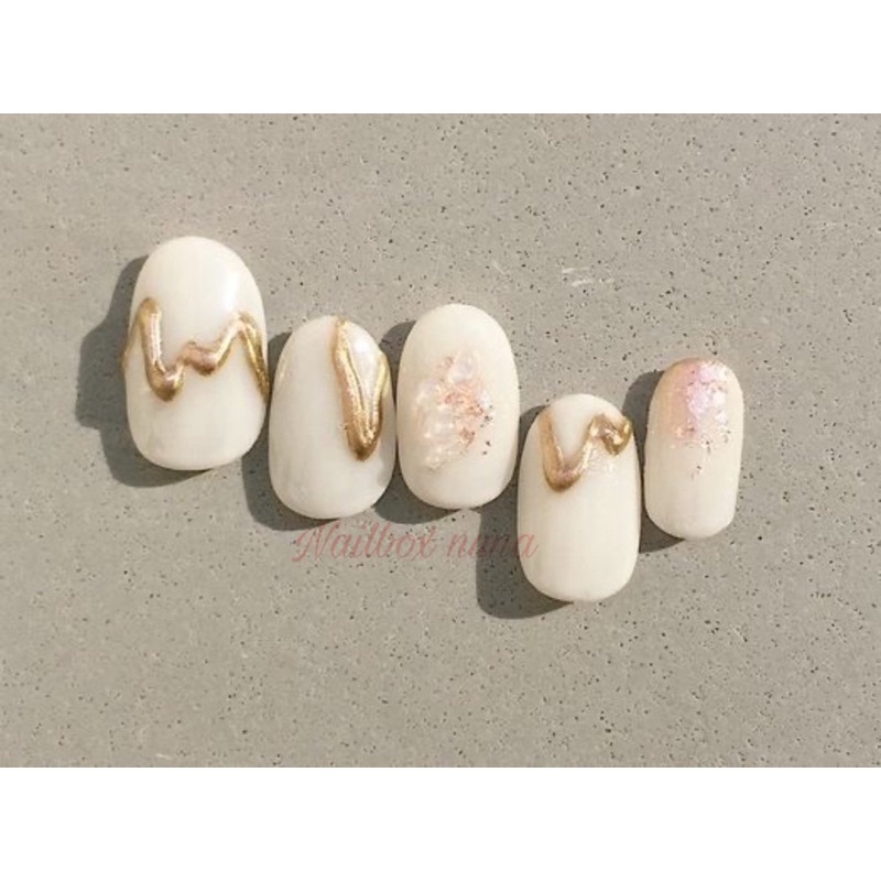 nail box thạch lì viền móng tráng gương kèm keo dũa