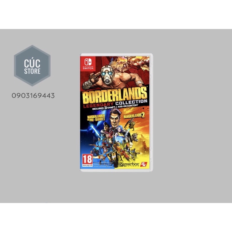 Đĩa chơi game SWITCH: Borderlands Legendary Collection