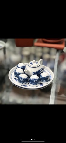 Bộ ấm chén mini bát tràng