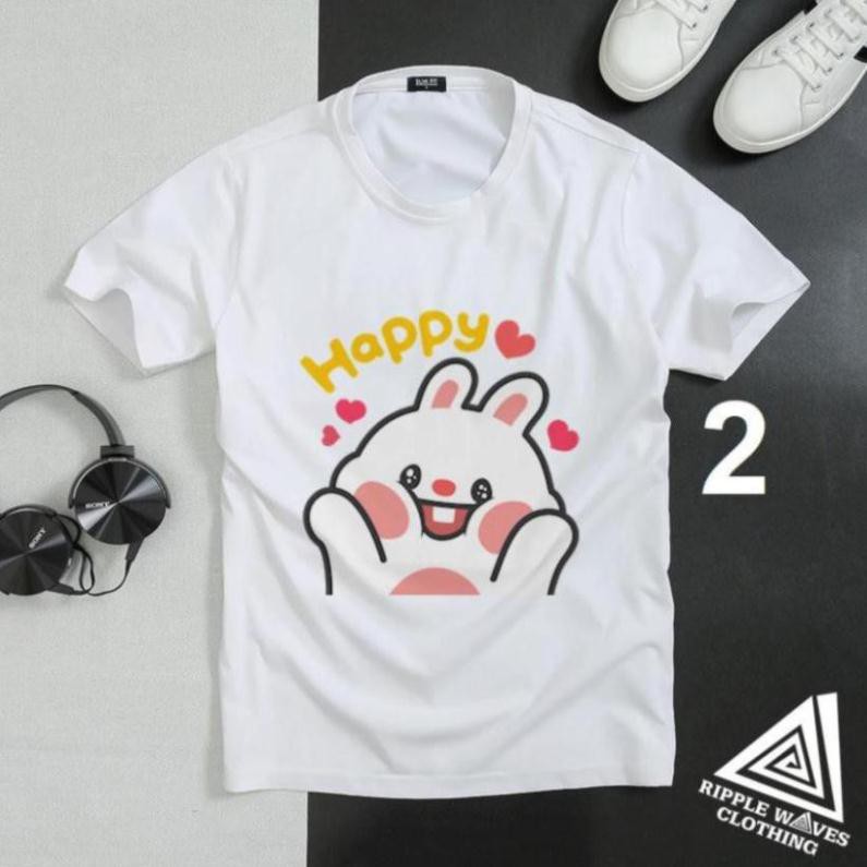 Áo Thun Gấu TonTon, áo thun unisex hàn quốc, vải cotton mịn, dày, mát, in cao cấp