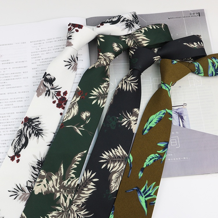 Cà Vạt 7cm 24H In Họa Tiết Phong Cách Trung Hoa Cổ Điển Độc Đáo Thời Trang Cho Nam Và Nữ