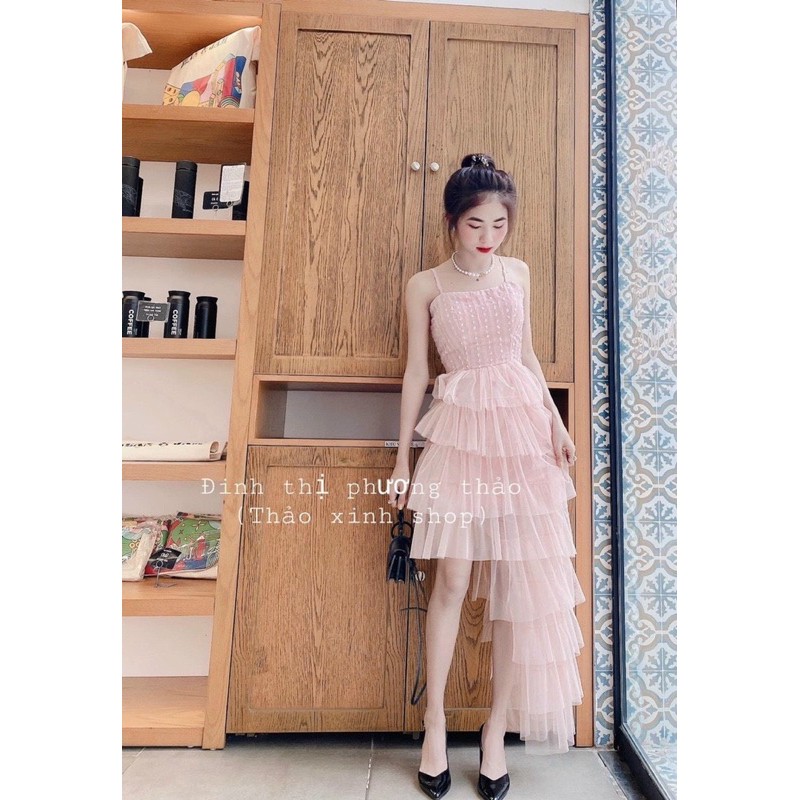 ĐẦM TẦNG 2D TÀ LỆCH BÊN 3 MÀU