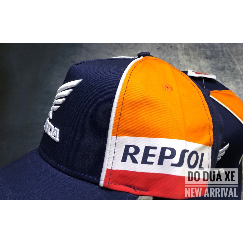 Nón_mũ kết Honda Repsol_đua xe