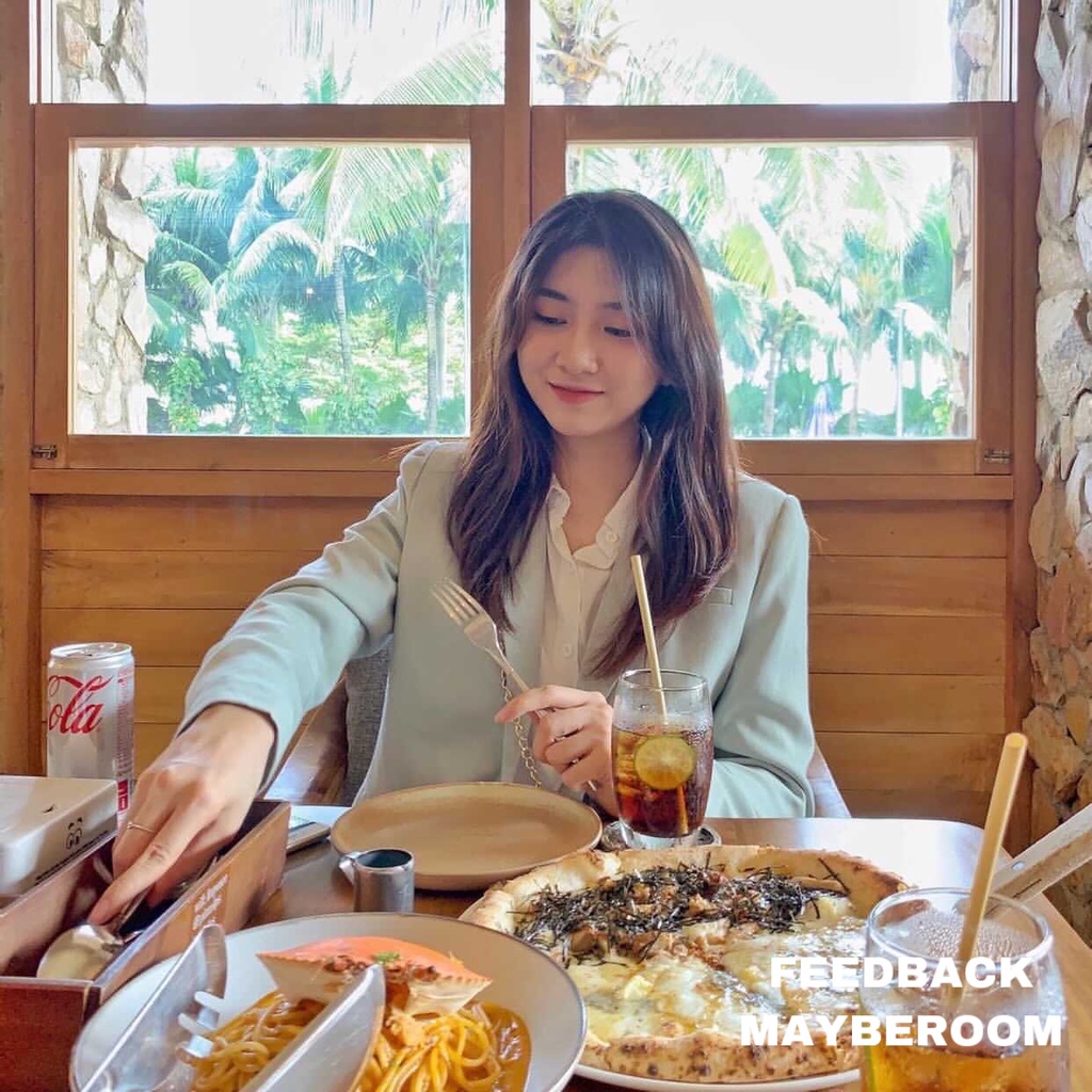 Áo sơ mi Minmin form rộng Mayberoom