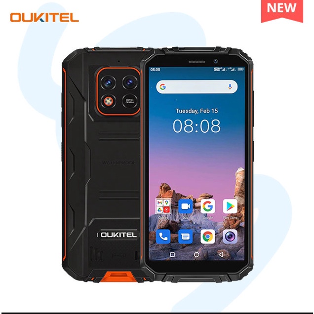 Điện thoại pin trâu 12.500mAh Oukitel WP18, Siêu bền 4GB RAM, Hàng chính hãng