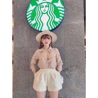 Quần short tacta phồng