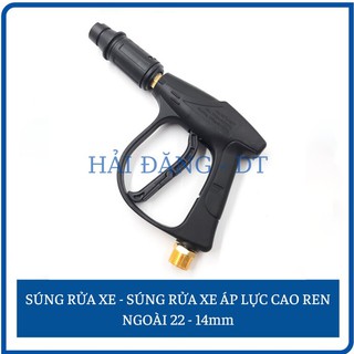 Súng rửa xe, Súng rửa xe áp lực cao ren ngoài 22 và 14mm