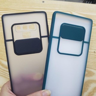 Ốp lưng Samsung Note 8, Note 9 viền dẻo màu bảo vệ camera phukien60a