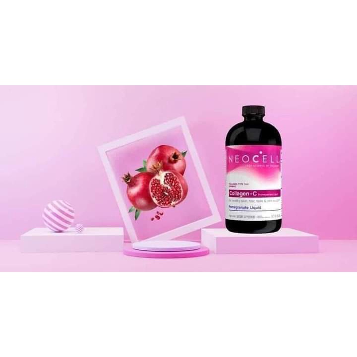 Collagen lựu dạng nước NeoCell Collagen +C Pomegranate Liquid ( 473ml )