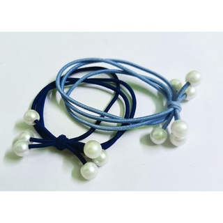 Set 2 Dây buộc tóc 3 sợi đính hạt