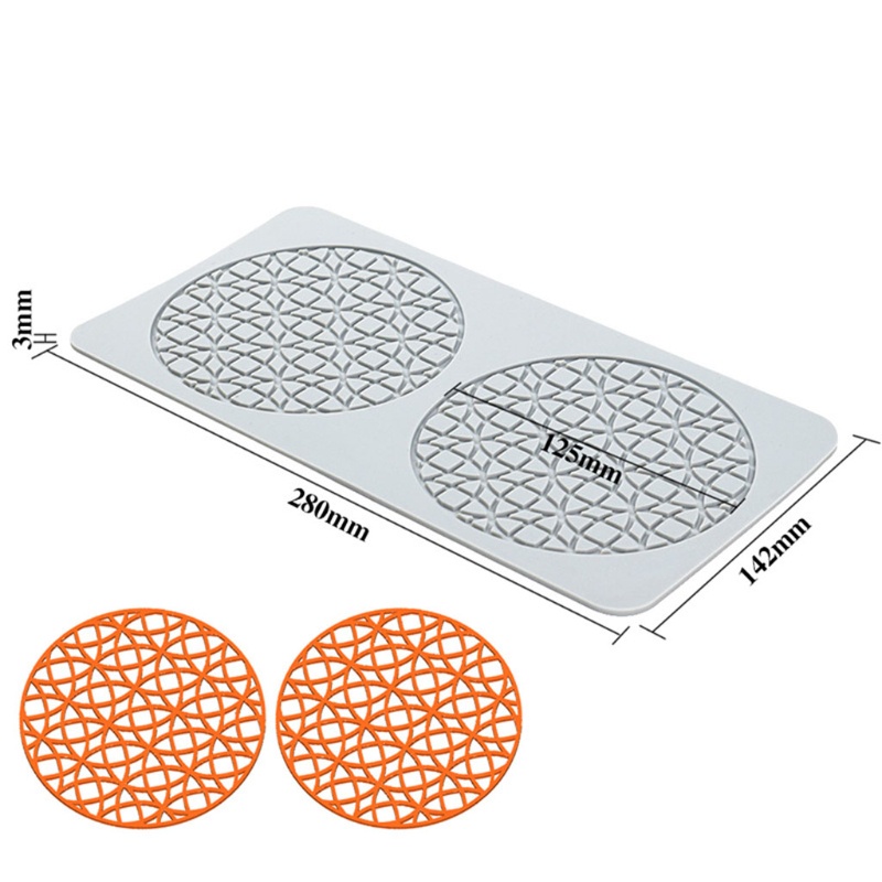 Khuôn Silicone Tạo Hình Trang Trí Bánh Kem DIY