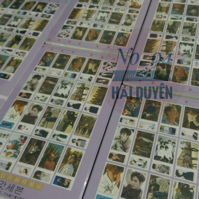 GOT7 sticker, postcard, lomo (nguyên hộp)