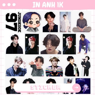Set 100 sticker Jung Kook BTS