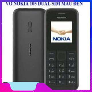 Bộ vỏ nokia 105 2 sim liền phím. chính hãng