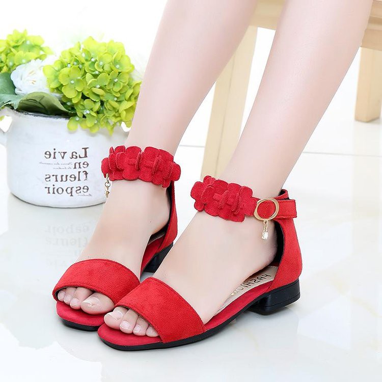 Xăng đan Da Lộn Mềm Mại Cho Bé Gái