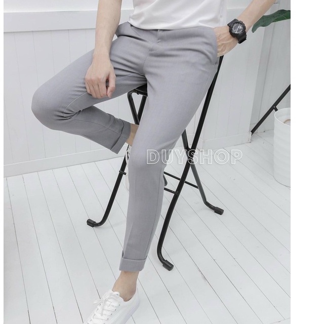 Quần kaki nam đẹp màu đen kiểu dáng dài, form slimfit tôn dáng, vải kaki cotton cao cấp co giãn beautifulgilr G03