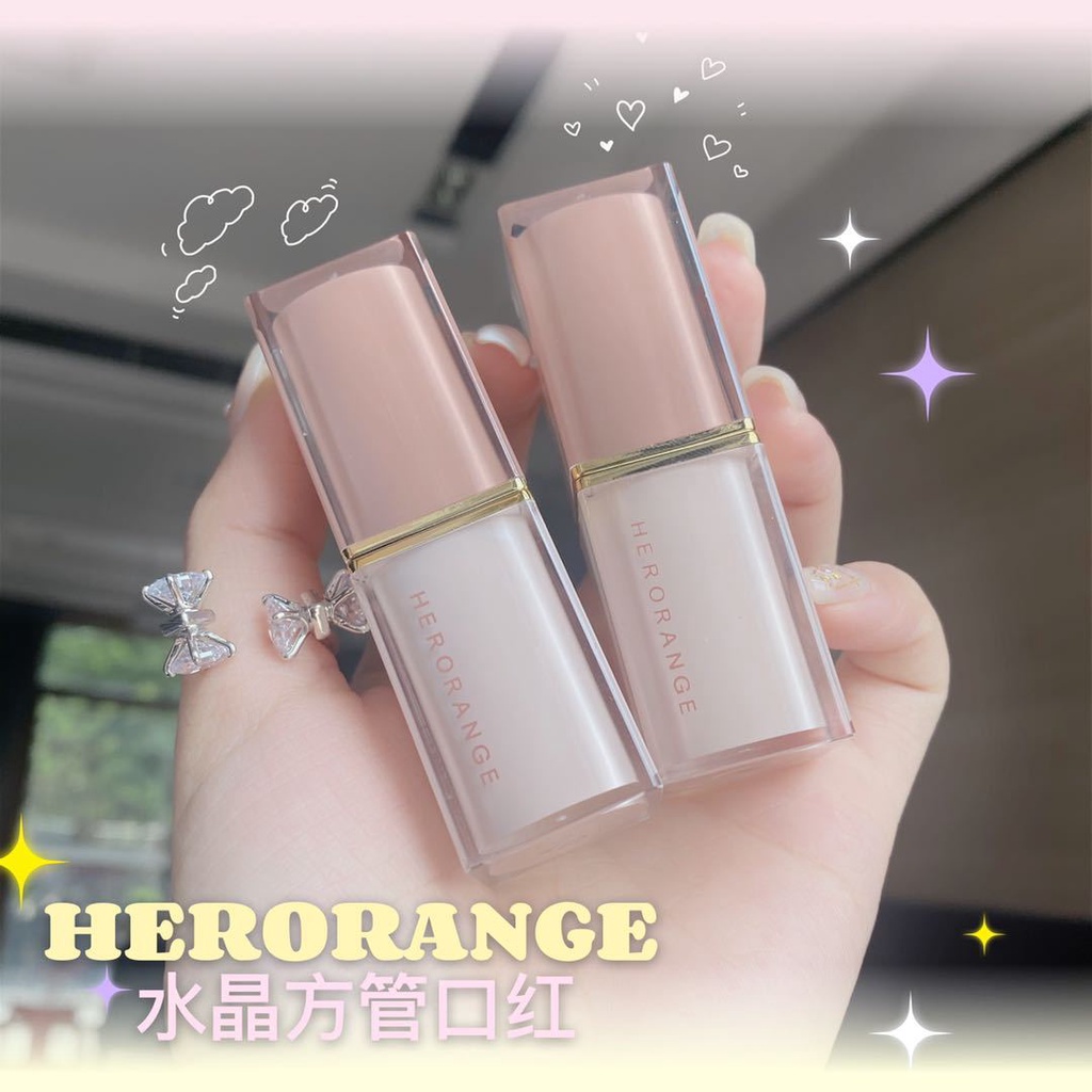 (Hàng mới về)Son Lì HERORANGE Chống Thấm Nước Lâu Trôi Dưỡng Ẩm