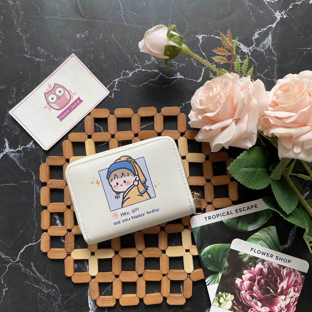 Ví mini nhìu ngăn - Quà shop tặng cho đơn hàng trên 999k tại Pinkie Owlie