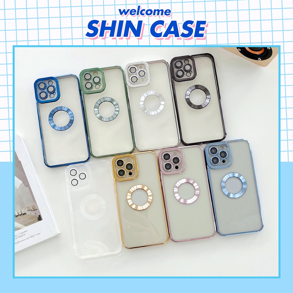 Ốp lưng iphone mạ ánh kim hở táo 6/6plus/6s/6splus/7/7plus/8/8plus/x/xr/xs/11/12/13/14/pro/max/plus/promax