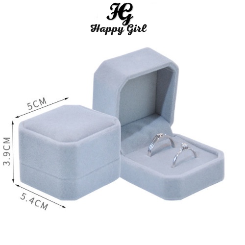 Combo 10 hộp đựng nhẫn, hộp đựng nhẫn đôi cực xinh và sang trọng - Happy Girl