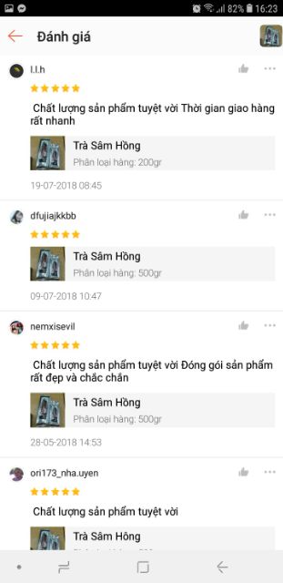 Tri ân_Trà Sam Hồng mua 3 tặng 1 gói 200gr