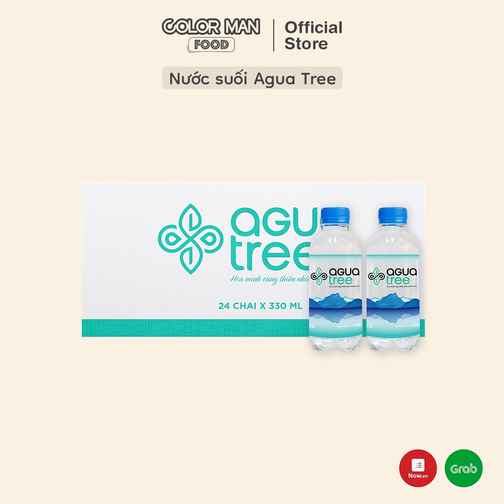 Thùng Nước uống đóng chai AGUATREE 330ml