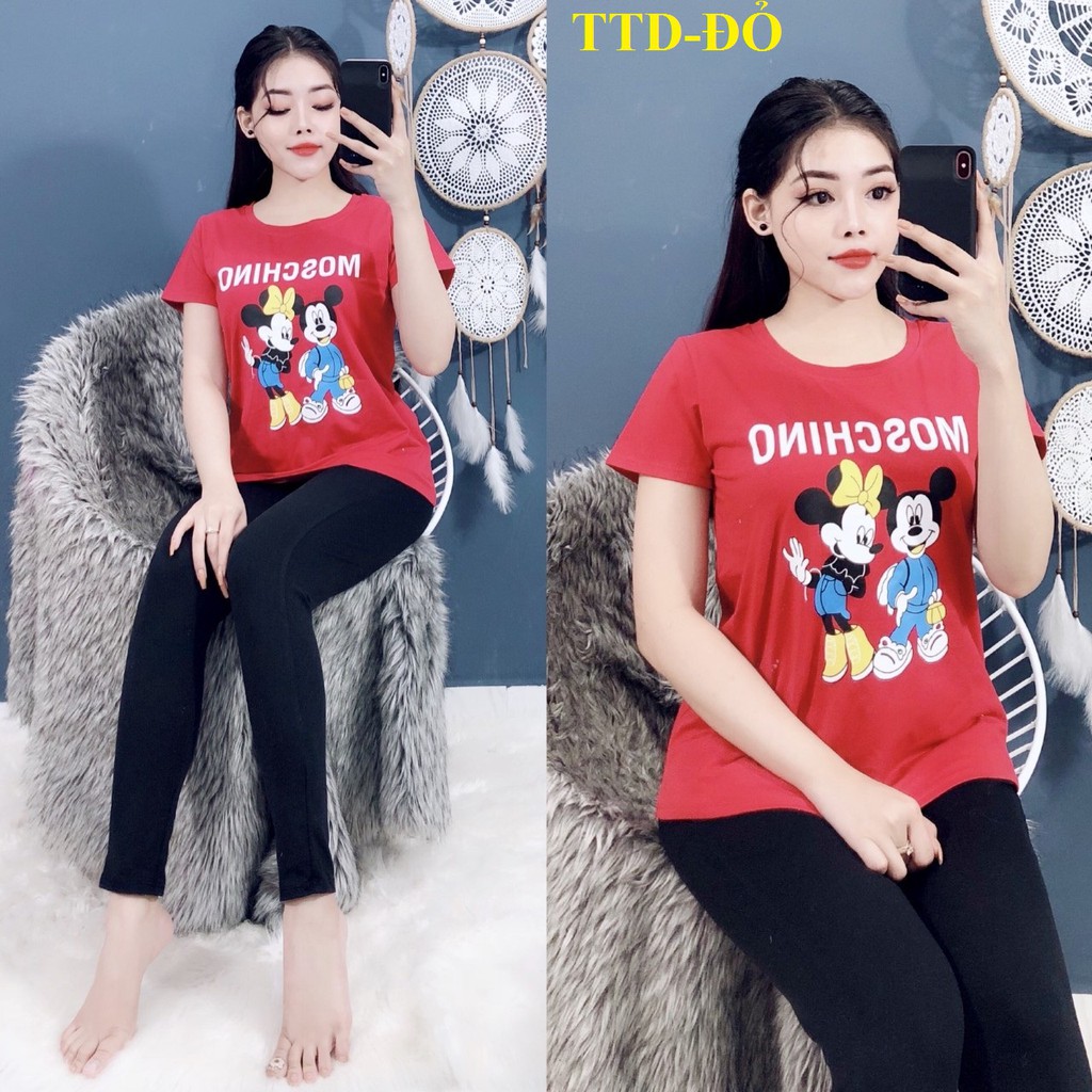 Đồ bộ thể thao mặc nhà nữ 💖FREESHIP💖 Giảm 20K Khi Nhập [DOBO20KA] Đồ bộ thể thao mặc nhà nữ dễ thương