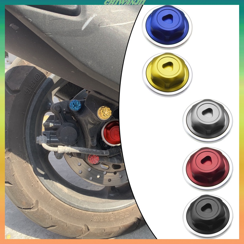 Nắp Đậy Trục Bánh Xe Sau Bằng Nhôm Cnc Cho Yamaha Nmax155 Nvx155 Aerox155 Advanced Manufacturing