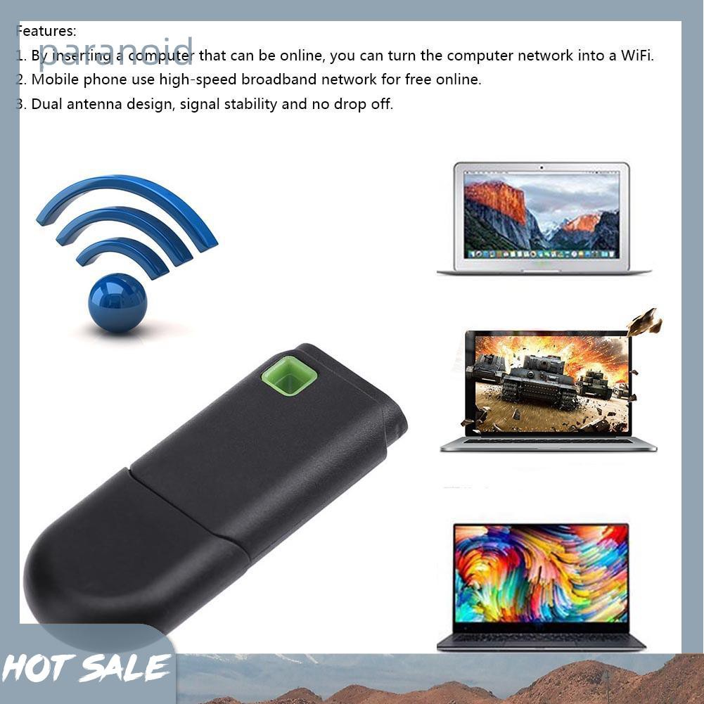 Usb Phát Wifi Mini 300mbps Không Dây Cho Điện Thoại / Pc