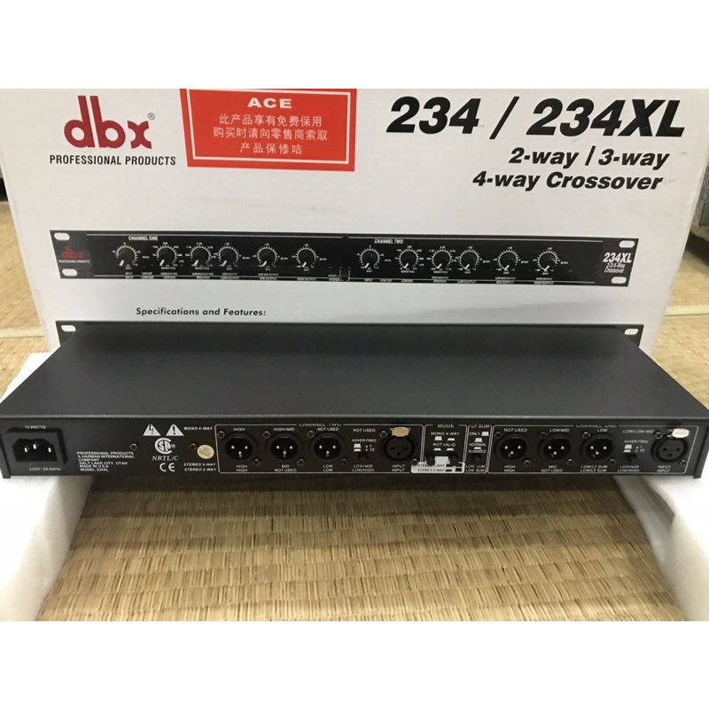 Bộ Cắt Sub DBX 234XL Crossover Chia 2 Way/ 3Way Hàng nhập taiwan