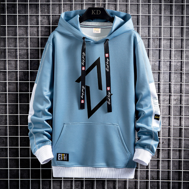 Áo hoodie kiểu dáng đơn trẻ trung sành điệu cho nam