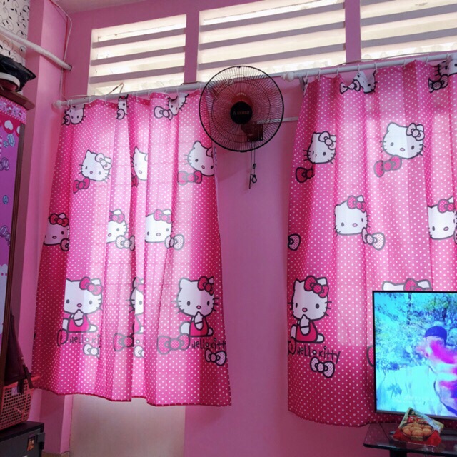 Rèm màn Hello Kitty