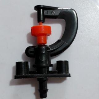 Béc tưới phun mưa G1, hạt mịn, xoay tròn 360 độ, nối ống mềm 6ly