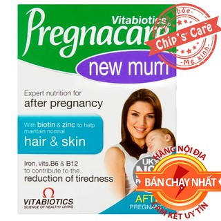 Vitamin Pregnacare New Mum Khôi phục Tóc và Da Cho Mẹ Sau Sinh