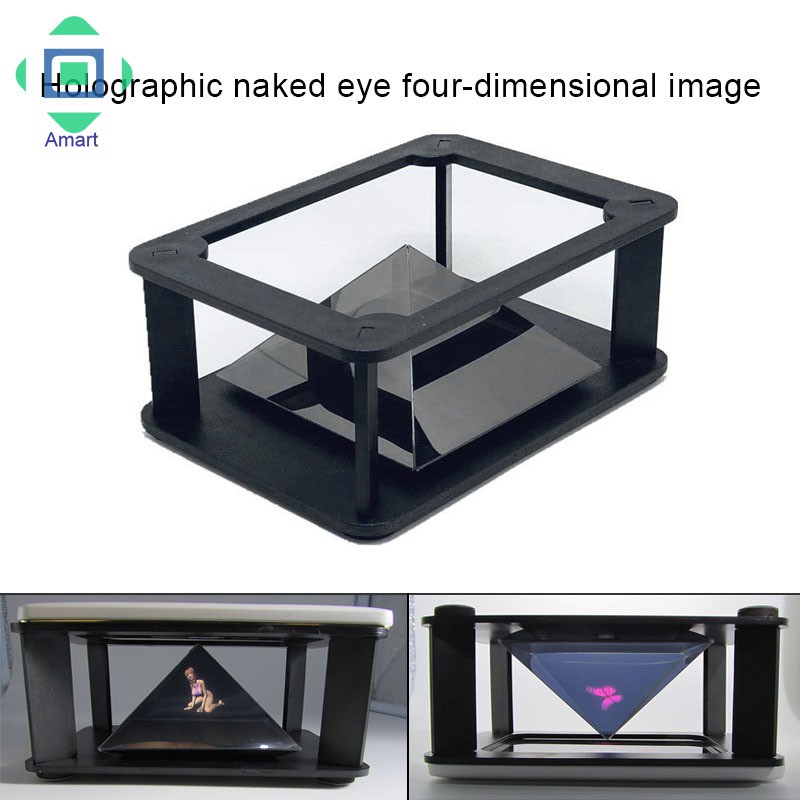 Kim tự tháp lăng kính Holographic 3D cho điện thoại