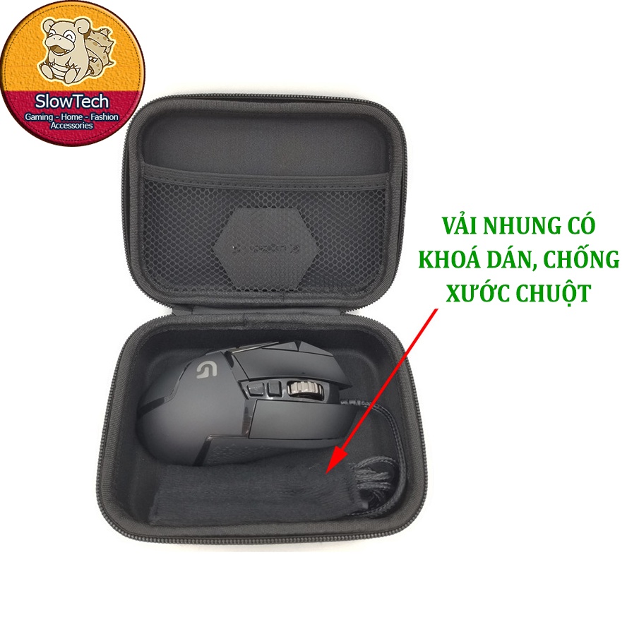 Hộp Đựng Chuột Chơi Game LOGITECH G903 EVA Y-1, Chống Shock Chất Liệu Vải Dù Bền Bỉ, Giữ Form, Thời Trang