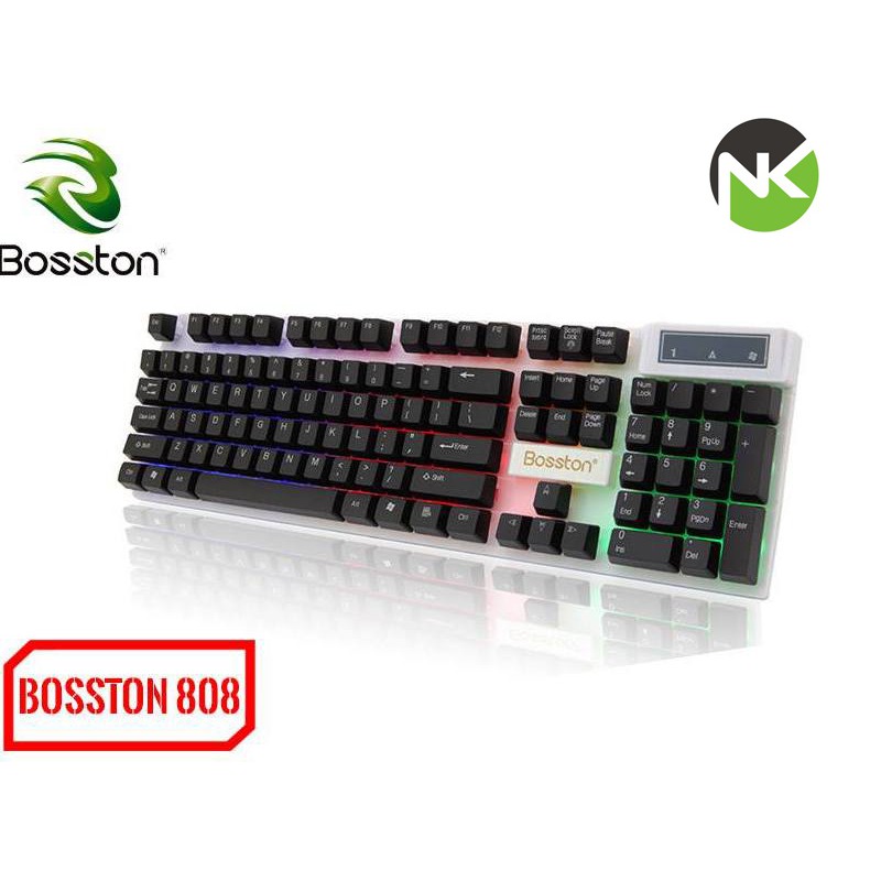 Bàn Phím LED 7 Màu Giả Cơ Bosston 808  - NK